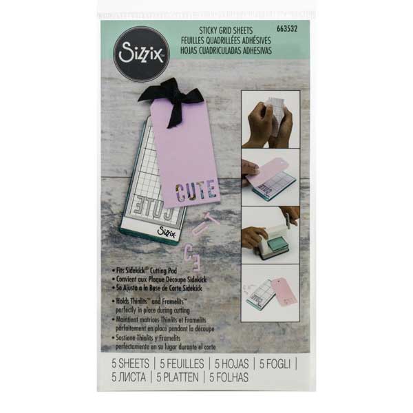 Sizzix Sticky Grid Sheets 5/Pkg