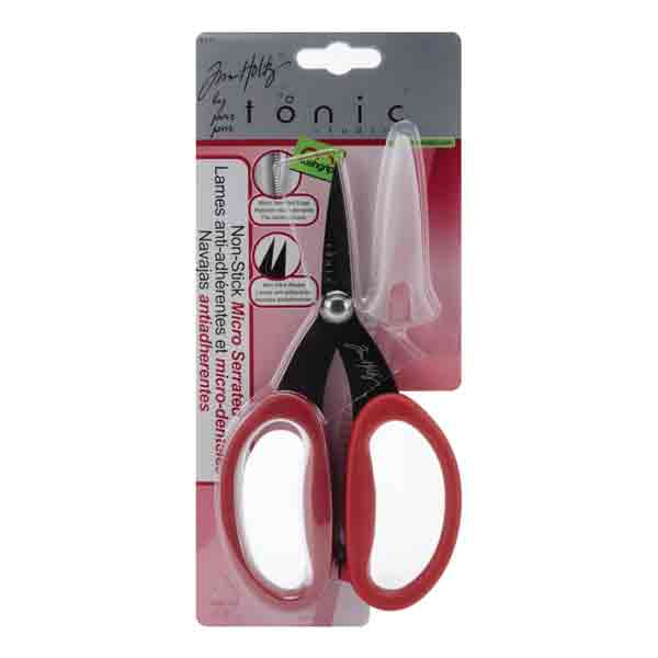 Tim Holtz Micro Serrated Titanium Snip Scissors 7&quot;