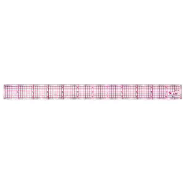 Westcott C-thru Plastic Ruler - 12&quot;