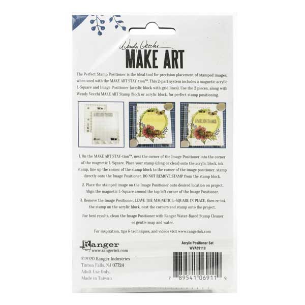 Wendy Vechhi Make Art Perfect Stamp Positioner Set