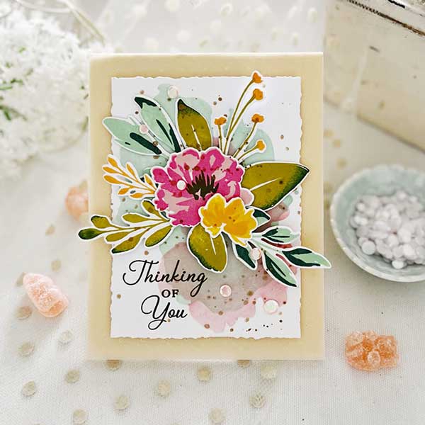 Papertrey Ink Always In Bloom Stamp Set