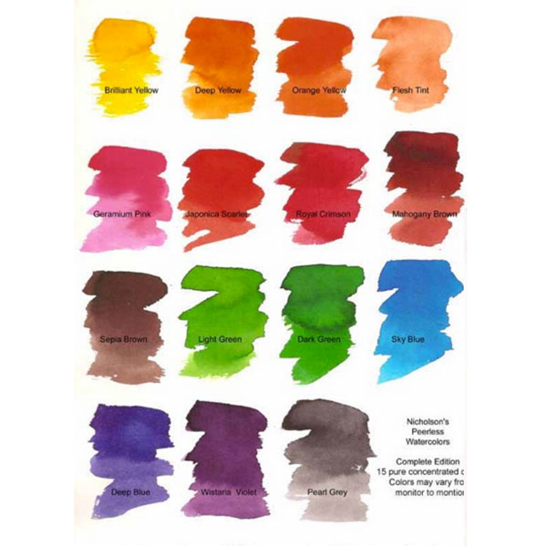 Peerless Watercolor 15 Color Set