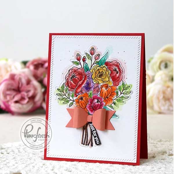 Pinkfresh Studio Blooming Bouquet Die Set