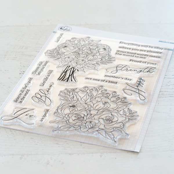 Pinkfresh Studio Blooming Bouquet Stamp Set