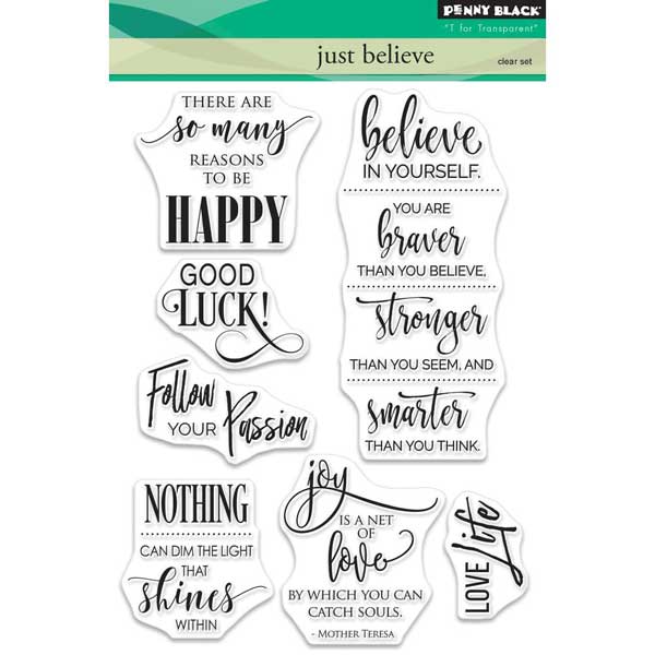 Penny Black Just Believe Stamp Set