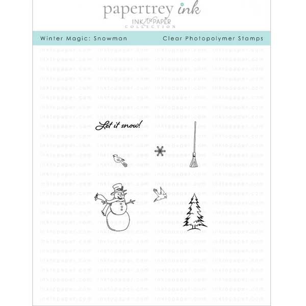 Papertrey Ink &amp; The Foiled Fox Winter Magic: Snowman Mini Stamp Set