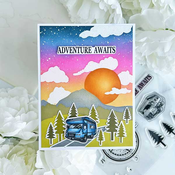 Papertrey Ink Adventure Away Stamp