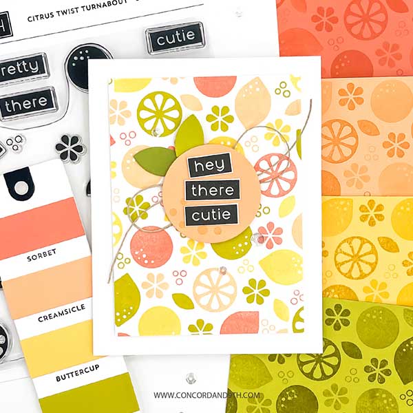 Concord &amp; 9th Citrus Turnabout Stamp Set