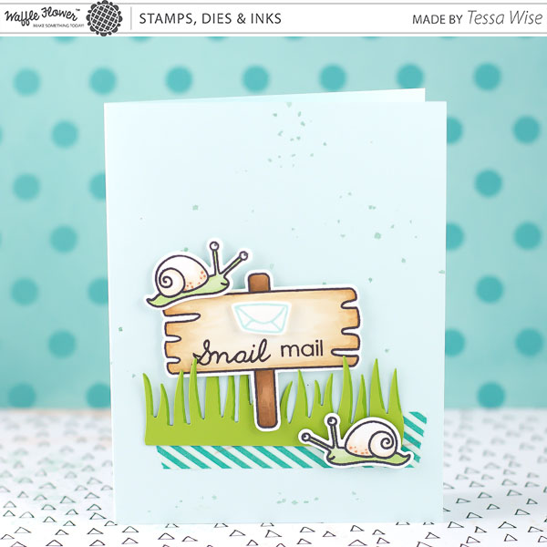 Waffle Flower Snail Mail Stamp Set