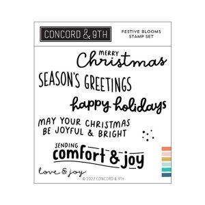 Concord & 9th Festive Blooms Stamp