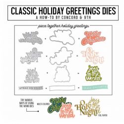 Concord & 9th Classic Holiday Greetings Dies