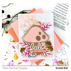 Pretty Pink Posh Fall Script Die