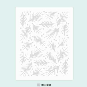 Concord & 9th Berries & Boughs Embossing Folder