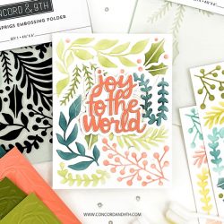 Concord & 9th Holiday Sprigs Stencil Pack