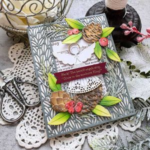 Papertrey Ink Border Bling: Framed in Nature Die class=