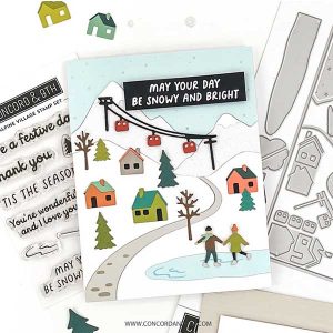 Concord & 9th Alpine Village Stamp Set class=