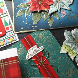 Concord & 9th Pretty Poinsettias Stamp Set