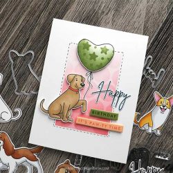 Concord & 9th – Kristina Werner Puppy Paw-ty Stamp Set