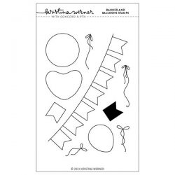 Concord & 9th - Kristina Werner Banner and Balloons Stamp Set