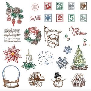 Honey Bee Stamps Postmarked: Holiday Stamp class=