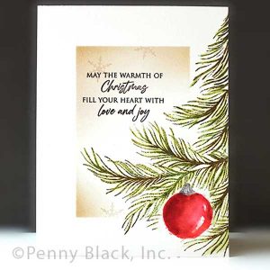 Penny Black Adorned Edge Cling Stamp class=