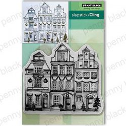 Penny Black Christmas Town Cling Stamp