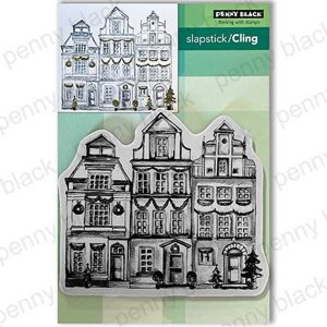 Penny Black Christmas Town Cling Stamp