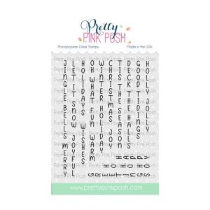 Pretty Pink Posh Upright Greetings: Christmas Stamp