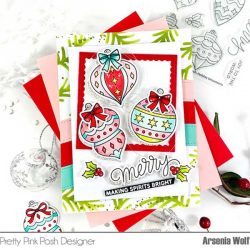 Pretty Pink Posh Winter Greetings Stamp