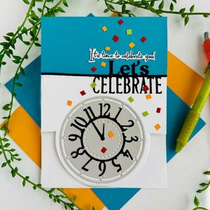 Papertrey Ink Celebrate the New Year Sentiments Stamp class=