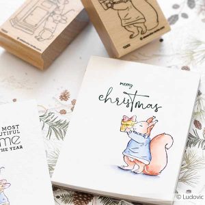 Alexandra Renke Merry & Bright Christmas Time Stamp class=