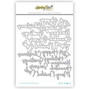 Honey Bee Stamps Great Greetings Dies