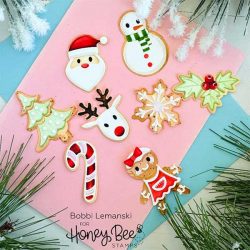 Honey Bee Stamps Lovely Layers: Christmas Cookies Dies