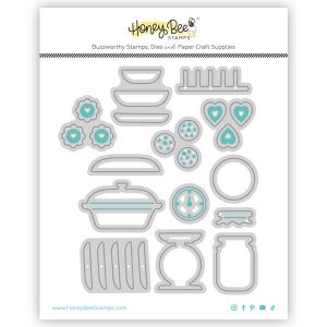 Honey Bee Stamps Lovely Layers: Hoosier Cabinet - Baking Add-On - Honey Cuts