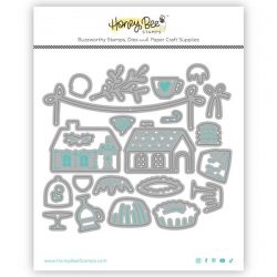 Honey Bee Stamps Lovely Layers: Hoosier Cabinet - Holiday Add-On - Honey Cuts