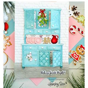 Honey Bee Stamps Lovely Layers: Hoosier Cabinet Dies class=