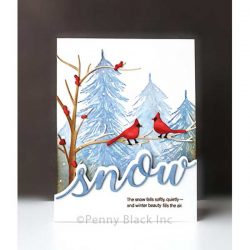 Penny Black Snow Builder Stamp