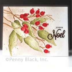 Penny Black Embossing Folder – 3D Berries Abound