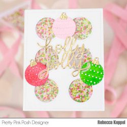 Pretty Pink Posh Ornament Cover Plate Die