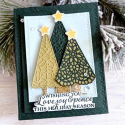 Papertrey Ink Doily Trees Stamp