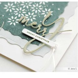 Alexandra Renke Merry & Bright Word Set Dies