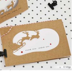 Alexandra Renke Reindeer Sleigh Negative Die