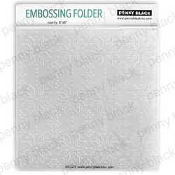 Penny Black Embossing Folder - Comfy