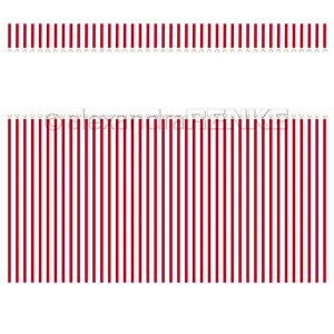 Alexandra Renke Design Paper: Small Stripes with Red Dots