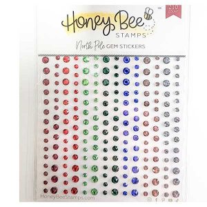 Honey Bee Stamps North Pole Gem Stickers