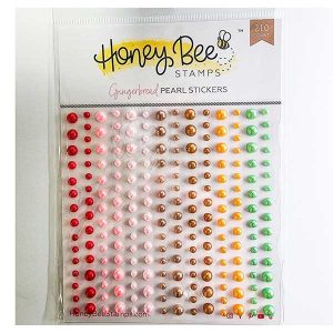 Honey Bee Stamps Gingerbread Pearl Stickers