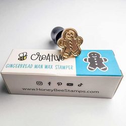 Honey Bee Stamps Wax Stamper – Gingerbread Man