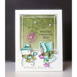 Penny Black Stick & Shine – Snowy Border