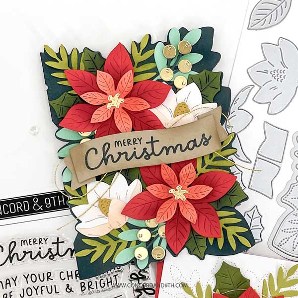 Concord &amp; 9th Festive Blooms Stamp