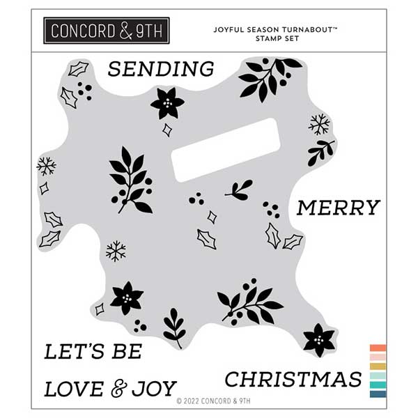 Concord &amp; 9th Joyful Season Turnabout Stamp